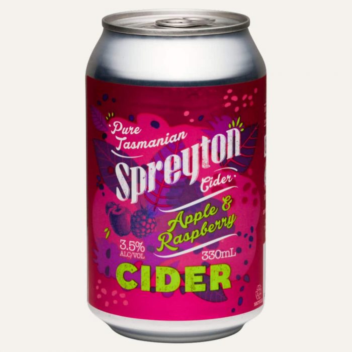 Apple and Raspberry Cider Can