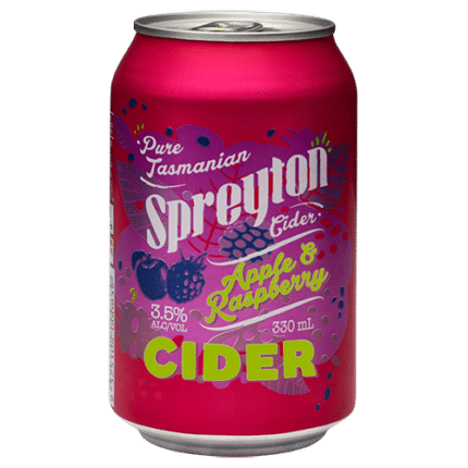 Apple & Raspberry Cider Can