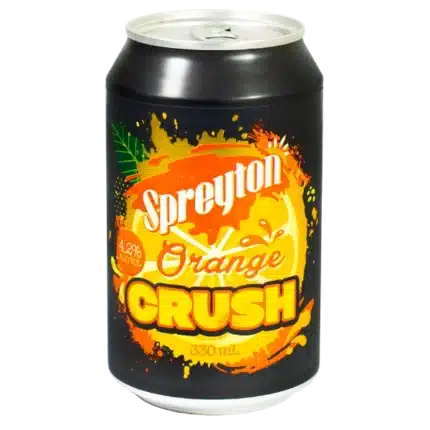 Orange Crush Cider Can